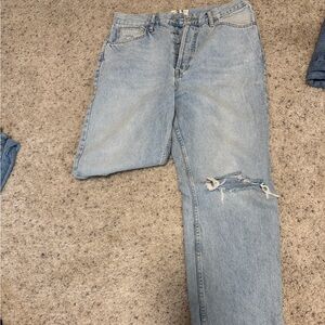Free People Light Blue Boyfriend Jeans